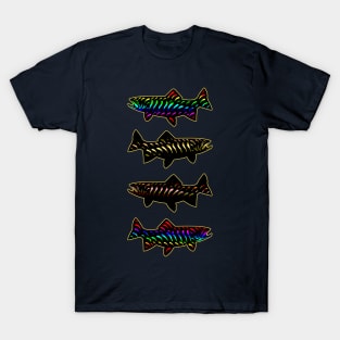 trout collection retro T-Shirt